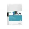 Carpeta liderpapel dossier pinza lateral polipropileno din a4 transparente 60 hojas pinza deslizante