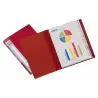 Carpeta liderpapel personaliza 31740 60 fundas polipropileno din a4 roja lomo personalizable