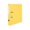 Archivador de palanca liderpapel folio documenta forrado pvc con rado lomo 52 mm amarillo compresor