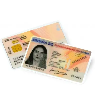 Bolsa de plastificar q-connect 110 x 75 mm 125 mc carnet de identidad caja de 100 unidades