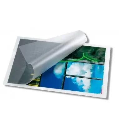 Bolsa de plastificar q-connect 303 x 216 mm 125 mc din a4 mate sin reflejos caja de 100 unidades