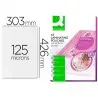 Bolsa de plastificar q-connect 303 x 426 mm 125 mc din a3 caja de 100 unidades