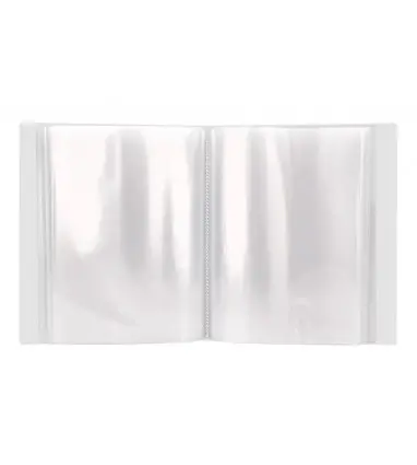 Carpeta liderpapel personaliza 100 fundas polipropilenodin a4 transparente con cajetin