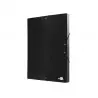 Carpeta proyectos liderpapel folio lomo 30mm carton forrado negra