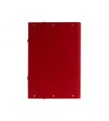 Carpeta proyectos liderpapel folio lomo 30mm carton forrado roja