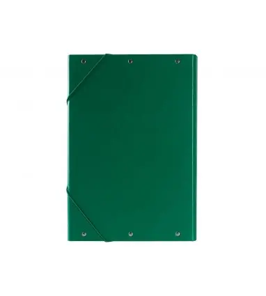 Carpeta proyectos liderpapel folio lomo 30mm carton forrado verde