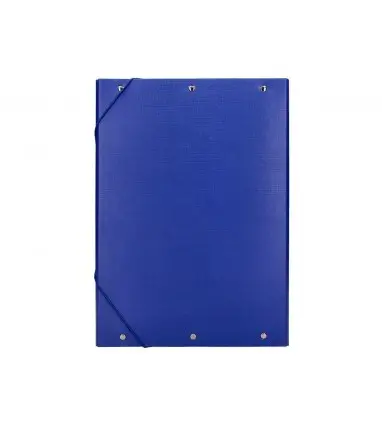 Carpeta proyectos liderpapel folio lomo 50mm carton forrado azul