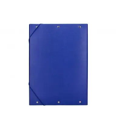 Carpeta proyectos liderpapel folio lomo 70mm carton forrado azul