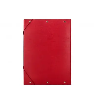 Carpeta proyectos liderpapel folio lomo 90mm carton forrado roja