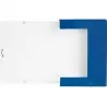 Carpeta proyectos liderpapel folio lomo 90mm carton gofrado azul