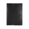 Carpeta proyectos liderpapel folio lomo 90mm carton gofrado negra