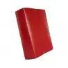 Carpeta proyectos liderpapel folio lomo 90mm carton gofrado roja