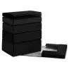 Carpeta proyectos pardo folio lomo 120 mm carton forrado negro con broche