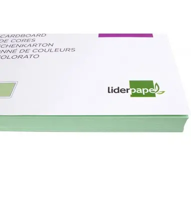 Cartulina liderpapel a3 180g/m2 verde paquete de 100 hojas