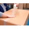 Cinta adhesiva q-connect monofilamentos transparente 50 mt x 50 mm para embalaje