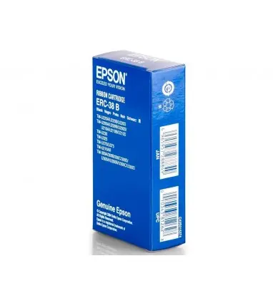 Cinta impresora epson orig. Tm-300/tm-u200/tm-u210/tm-375 erc-38b negra