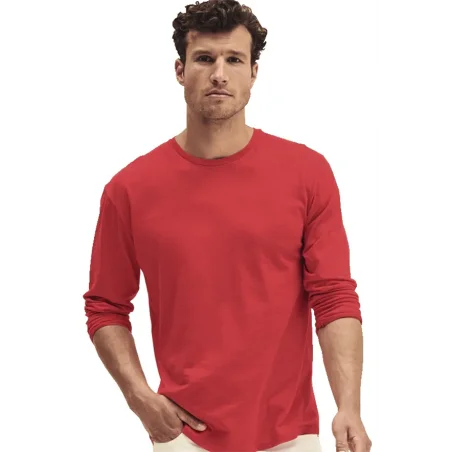CAMISETA ADULTO COLOR ICONIC LONG SLEEVE T de Fruit Of The Loom 100% Algodón