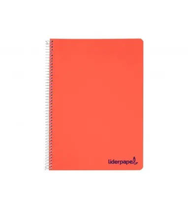Cuaderno espiral liderpapel a4 wonder tapa plastico 80h 90 gr liso colores surtidos