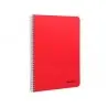 Cuaderno espiral liderpapel a5 micro smart tapa blanda 80h60gr horizontal 7mm doble margen 6 taladros colores