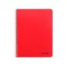 Cuaderno espiral liderpapel a5 micro smart tapa blanda 80h60gr horizontal 7mm doble margen 6 taladros colores