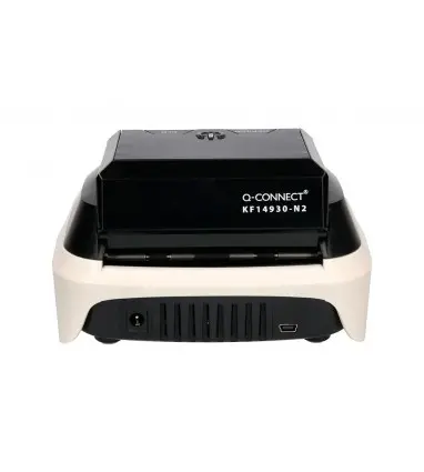 Detector y contador q-connect de billetes falsos con cargador electrico puerto usb actualizacion de divisas