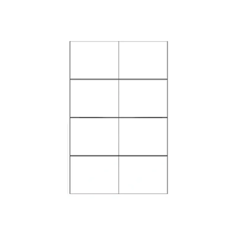 Etiqueta adhesiva apli 1279 tamaño 105x74 mm para fotocopiadora laser ink-jet caja con 100 hojas din a4