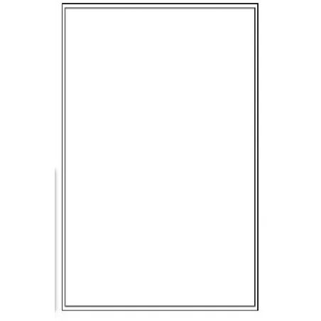 Etiquetas adhesivas apli transparentes poliester para impresora ink-jet 210x297 mm presentadas en carpetas de 10