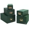 Fichero fichas tela verde 500 fichas n.1 tamaño 65x95 mm