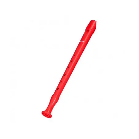 Flauta hohner 9508 color roja funda verde y transparente