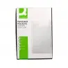 Funda multitaladro q-connect din a4 50 mc cristal caja de 100 unidades