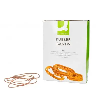 Gomillas elasticas q-connect 1000 gr numero 10 100 x 2 mm