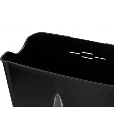 Destructora de documentos q-connect kf17970 capacidad de corte 6 h destruye grapas clips y tarjetas papelera 14l