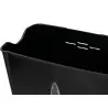Destructora de documentos q-connect kf17970 capacidad de corte 6 h destruye grapas clips y tarjetas papelera 14l