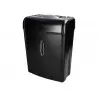 Destructora de documentos q-connect kf17970 capacidad de corte 6 h destruye grapas clips y tarjetas papelera 14l