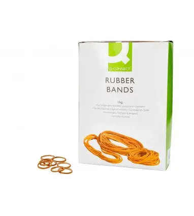 Gomillas elasticas q-connect 1000 gr numero 6 60 x 2 mm