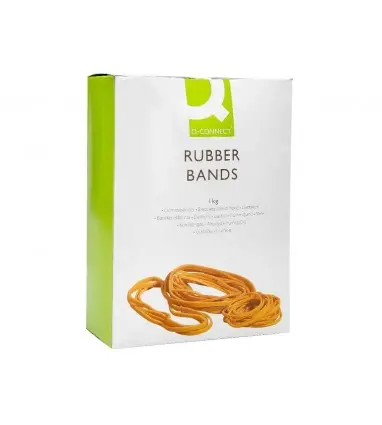 Gomillas elasticas q-connect 1000 gr numero 3 30 x 2 mm