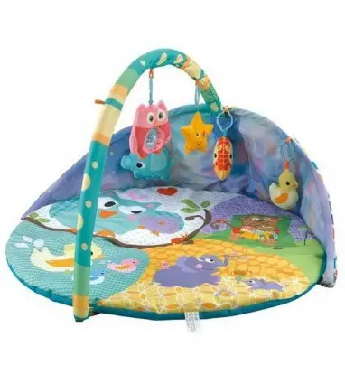 HAPPY ALFOMBRA REDONDA ACOLCHADA INFANTIL