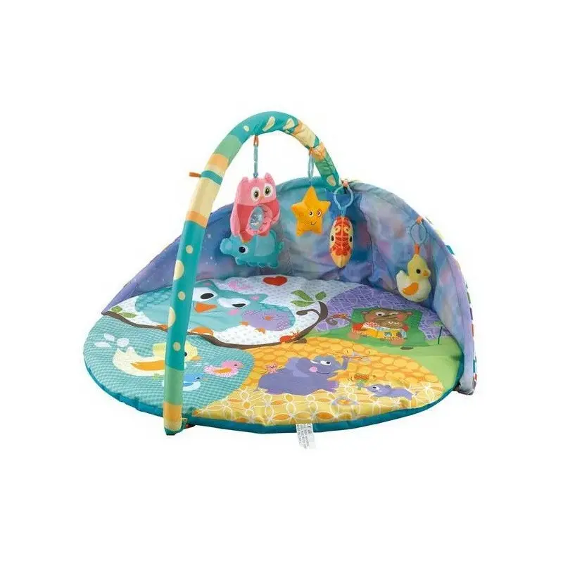 HAPPY ALFOMBRA REDONDA ACOLCHADA INFANTIL