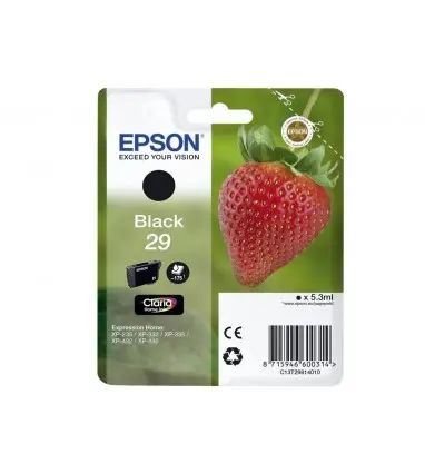 Ink-jet epson home 29 t2981 xp435/330/335/332/430/235/432 negro 175 pag