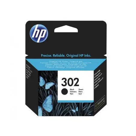 INK-JET HP 302 DESKJET 1110 / 2130 / 3630 OFFICEJET 3830 / 4650 ENVY 4520 NEGRO 190 PAG