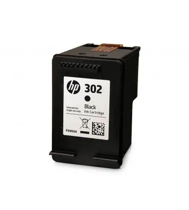 INK-JET HP 302 DESKJET 1110 / 2130 / 3630 OFFICEJET 3830 / 4650 ENVY 4520 NEGRO 190 PAG