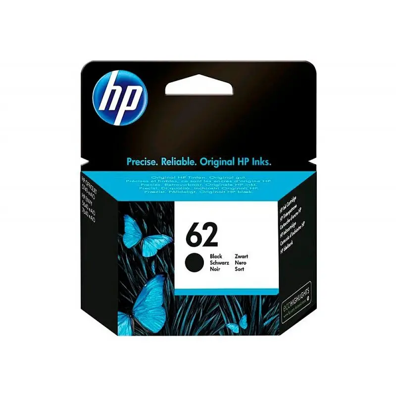 Ink-jet hp n.62 officejet 5640 / 7640 / 5740 negro -200 pag