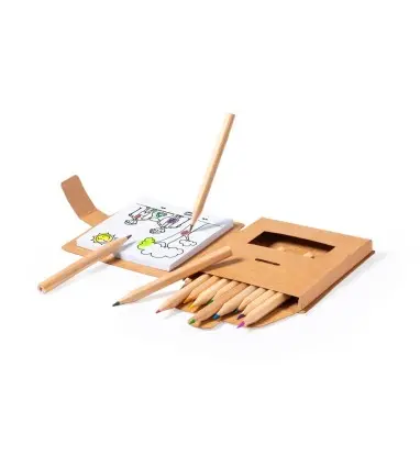 pack de 10 unidades de de SET LAUGLIN con lapices y hojas