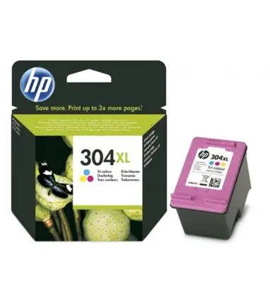 Ink-jet hp 304xl deskjet 3000 / 3720 / 3730 tricolor 300 paginas