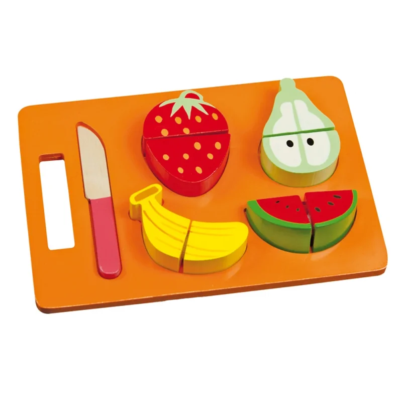 Juego andreutoys bandeja frutas para cortar 21,4x15x3 cm