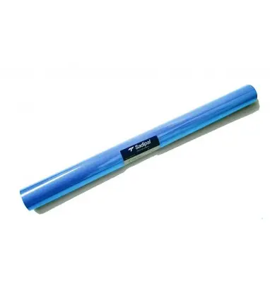 Papel charol celeste rollo 25 hojas de 50x65 cm
