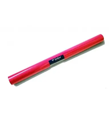 Papel charol rojo rollo 25 hojas de 50x65 cm