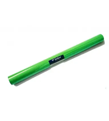 Papel charol verde rollo 25 hojas de 50x65 cm