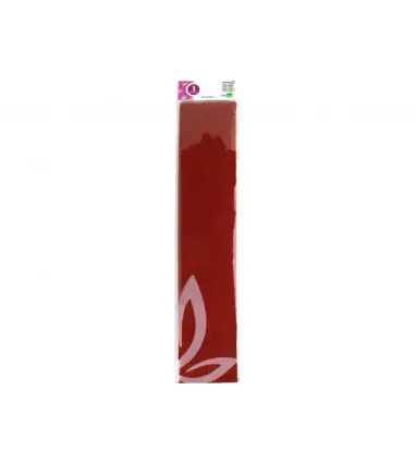Papel crespon liderpapel 50 cm x 2.5m 34g/m2 rojo