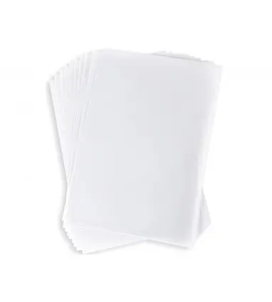 Papel dibujo liderpapel a3 297x420mm 70g/m2 vegetal sobre de 12 hojas.